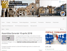 Tablet Screenshot of collegio.geometri.lo.it