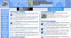 Desktop Screenshot of collegio.geometri.ro.it