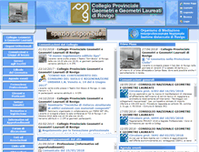 Tablet Screenshot of collegio.geometri.ro.it