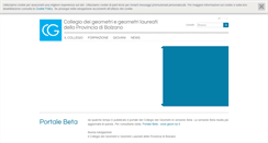 Desktop Screenshot of collegio.geometri.bz.it
