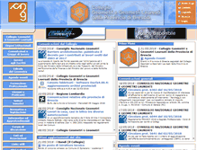 Tablet Screenshot of collegio.geometri.bs.it