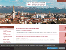 Tablet Screenshot of collegio.geometri.pn.it