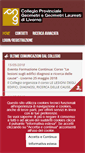 Mobile Screenshot of collegio.geometri.li.it
