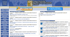 Desktop Screenshot of collegio.geometri.pr.it